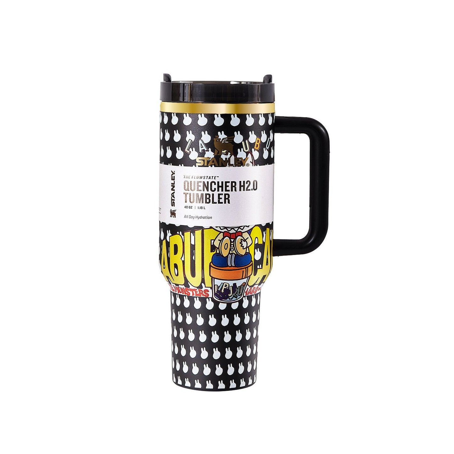Limited Edition Stanley x Labubu Tumbler - Black Quencher-1