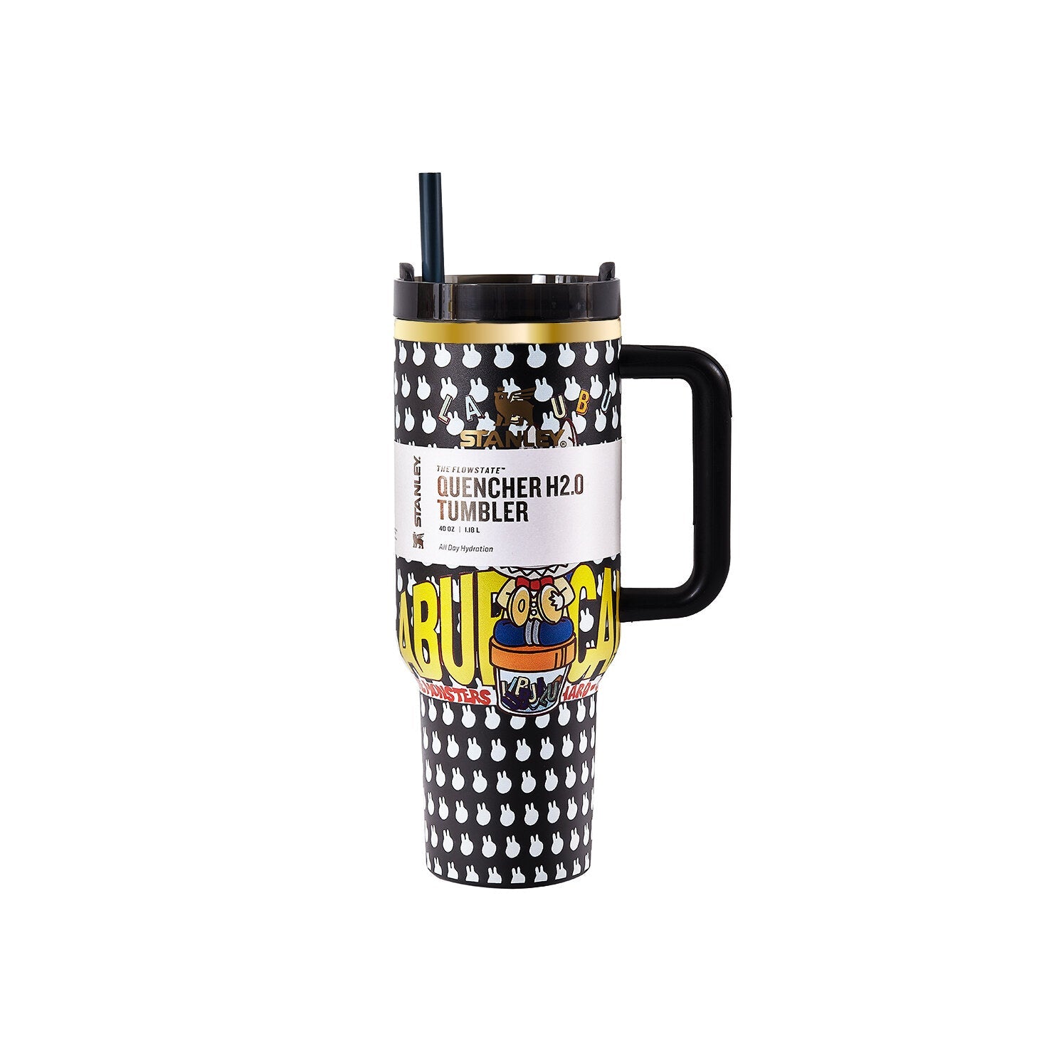 Limited Edition Stanley x Labubu Tumbler - Black Quencher-2