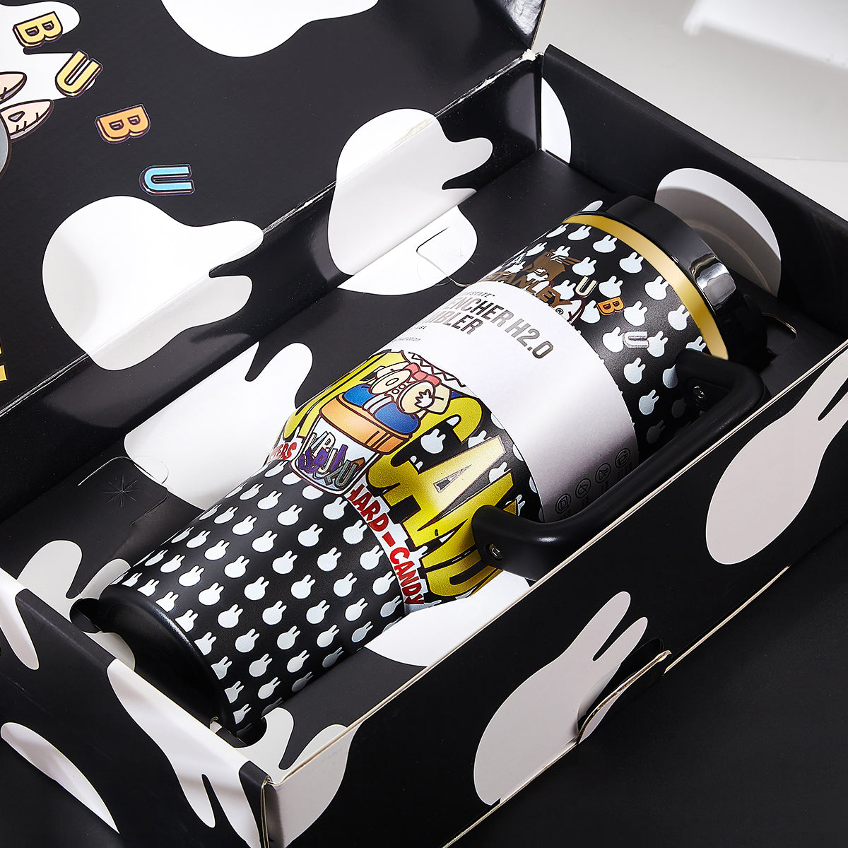 Limited Edition Stanley x Labubu Tumbler - Black Quencher-4